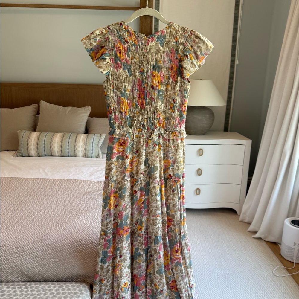 SEA Ines Floral Fit & Flare Dress - Picture 5 of 8